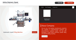 Desktop Screenshot of ambicafillingmachine.com
